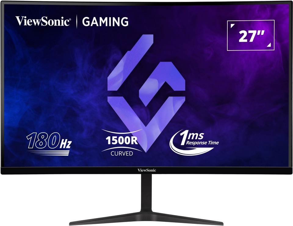 ViewSonic VX2718-2KPC-MHD 27” 165Hz QHD Gaming Monitor - ViewSonic 